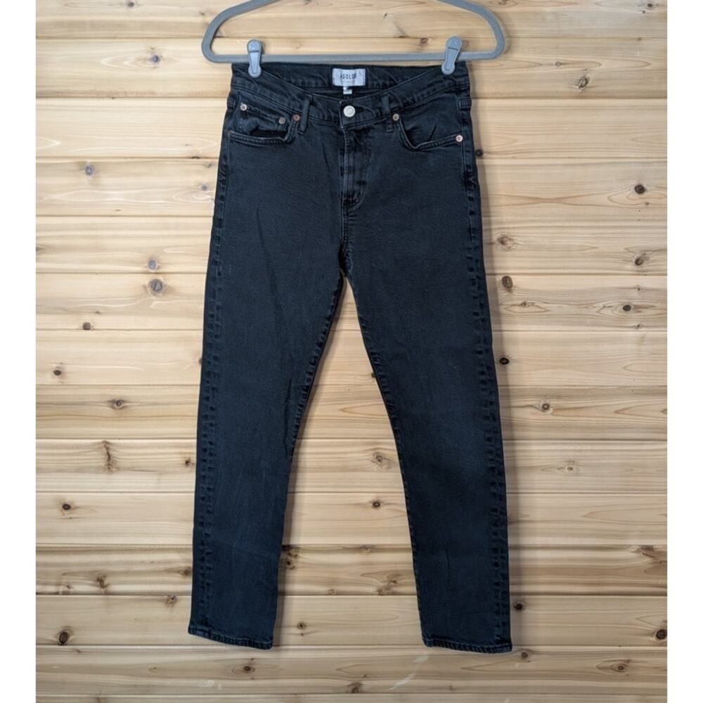 AGOLDE Jeans Womens 26‎ Black Ankle Skinny Jeans